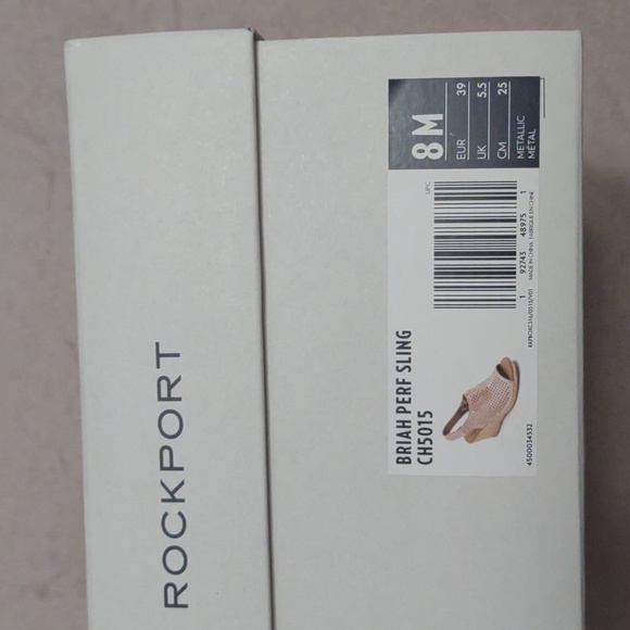 ๐ฃROCKPORT Briah Perf Sling in Metallic๐ footwear - Picture 8 of 14